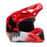 Casque cross Fox V1 Shield rouge 2026 taille L