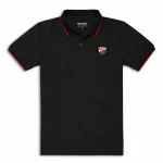 Polo Ducati DC Logo noir 2025 patch Ducati Corse