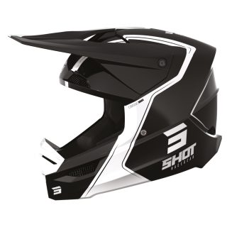 Casque cross Shot Furious Reflex Black Glossy taille XXL
