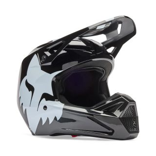 Casque junior Fox V1 Shield noir taille M
