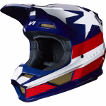 Casque cross Fox V1 2019 REGL SE MXON blanc rouge bleu taille S