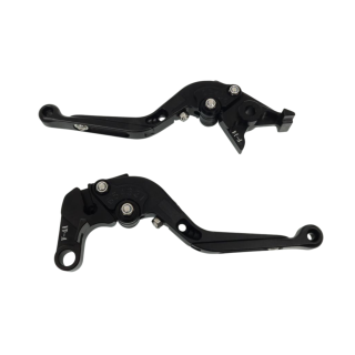 Leviers CNC réglables Yamaha R1 R6 noir anodisé