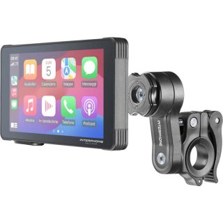 Écran CarPlay moto Interphone Ridesync Android Auto
