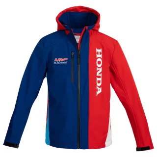 Veste Softshell Honda Racing HRC bleu rouge