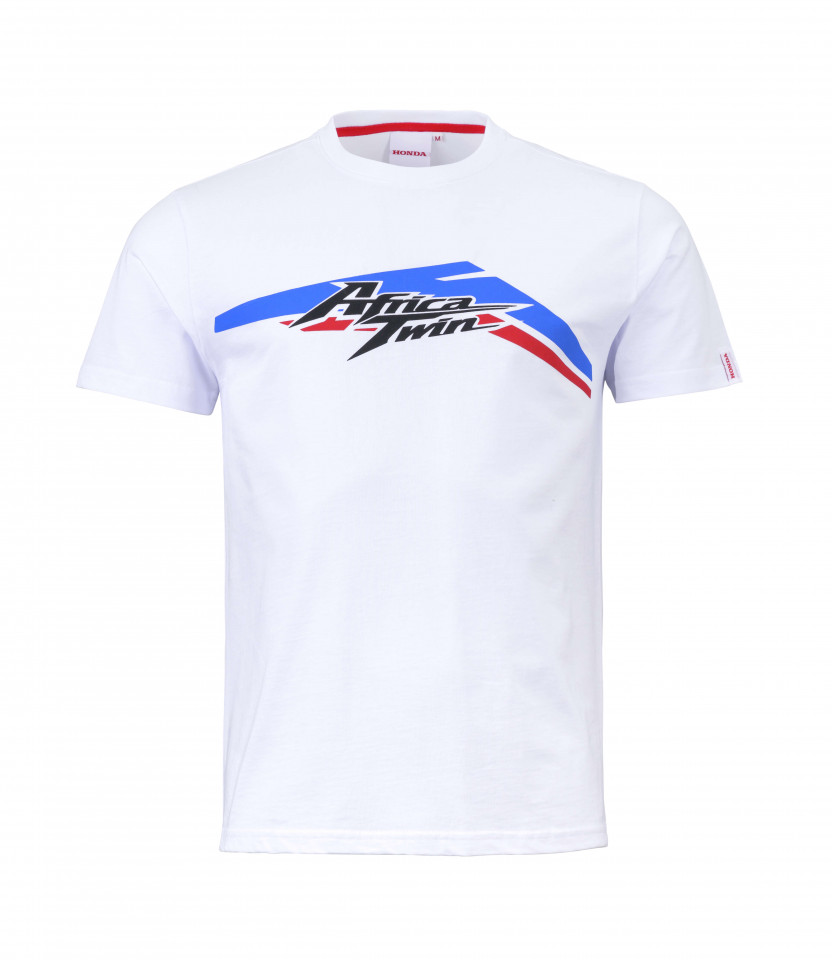 T-shirt Honda Africa Twin blanc officiel