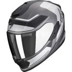 Casque Scorpion Exo-1400 Evo Air Vittoria argent blanc