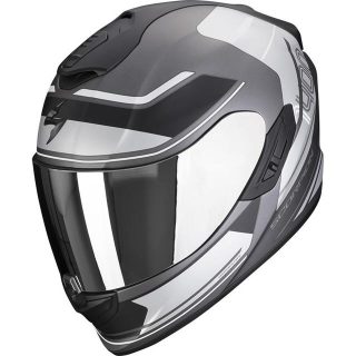 Casque Scorpion Exo-1400 Evo Air Vittoria argent blanc