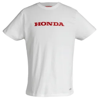 T-shirt Honda blanc logo officiel