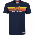 T-shirt Honda Vintage Sunset bleu marine rétro