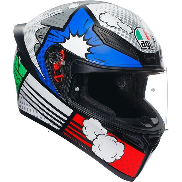 Casque AGV K1 S Bang Matt Italy Blue