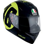 Casque intégral AGV K-3 SV Bollo VR46 noir jaune fluo