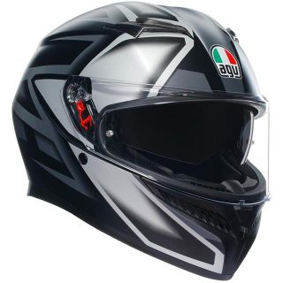 Casque intégral AGV K3 Compound VR46 noir gris mat