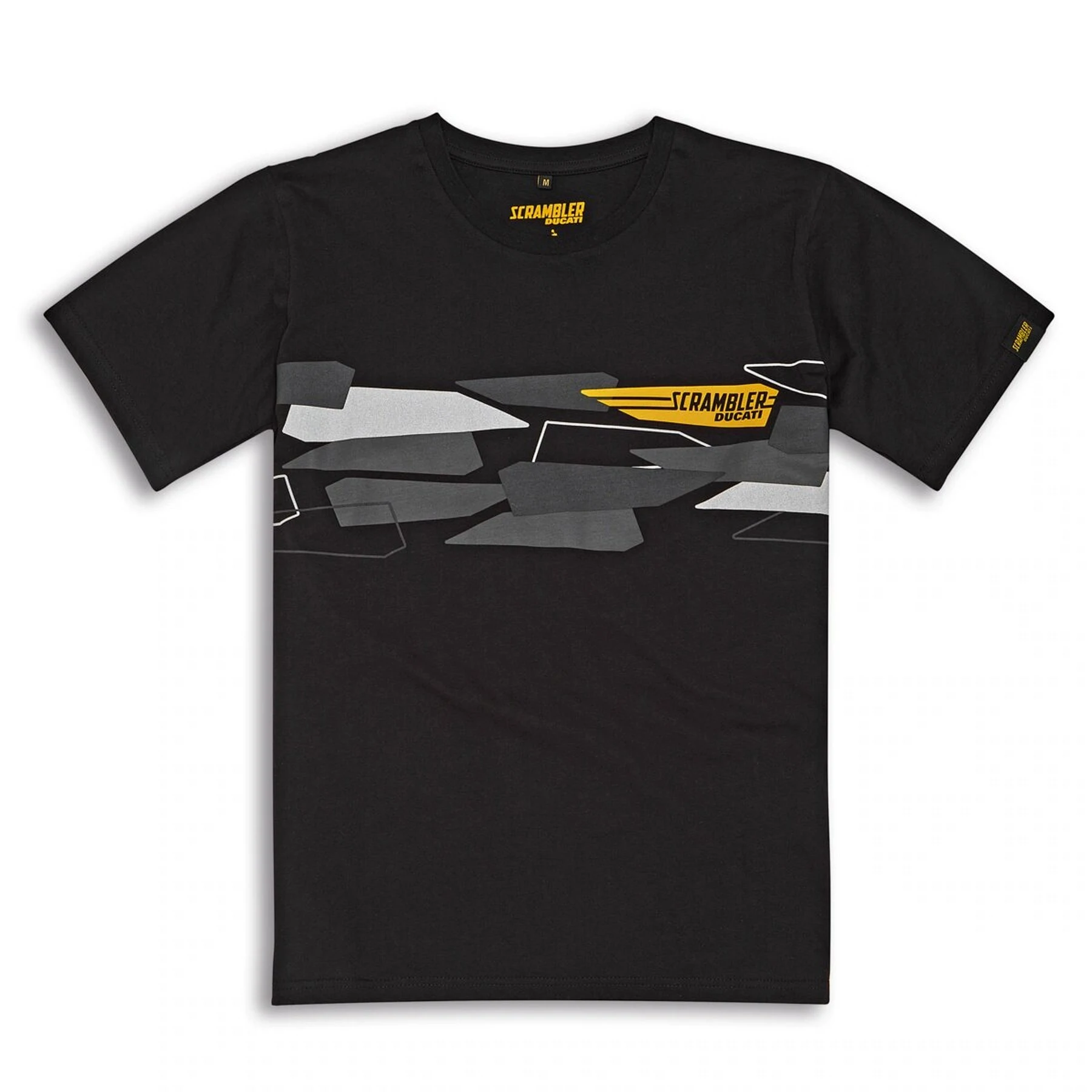 T-shirt Ducati Scrambler Wing Black homme noir